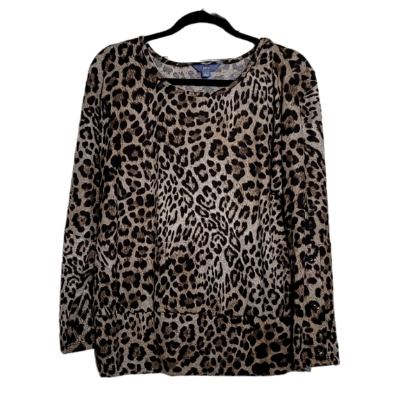 Apt. 9 Tops - Apt.9 Sz. LG. Animal Print Knit Top